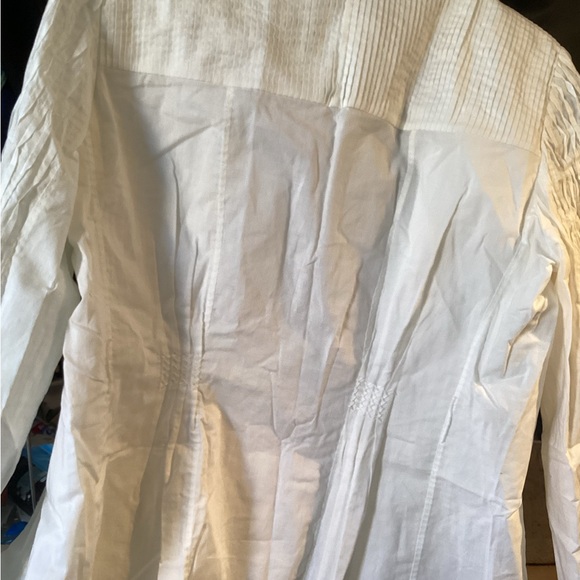 Elie Tahari white Mischa jacket Size Small 100% cotton no belt NWT - Picture 13 of 15